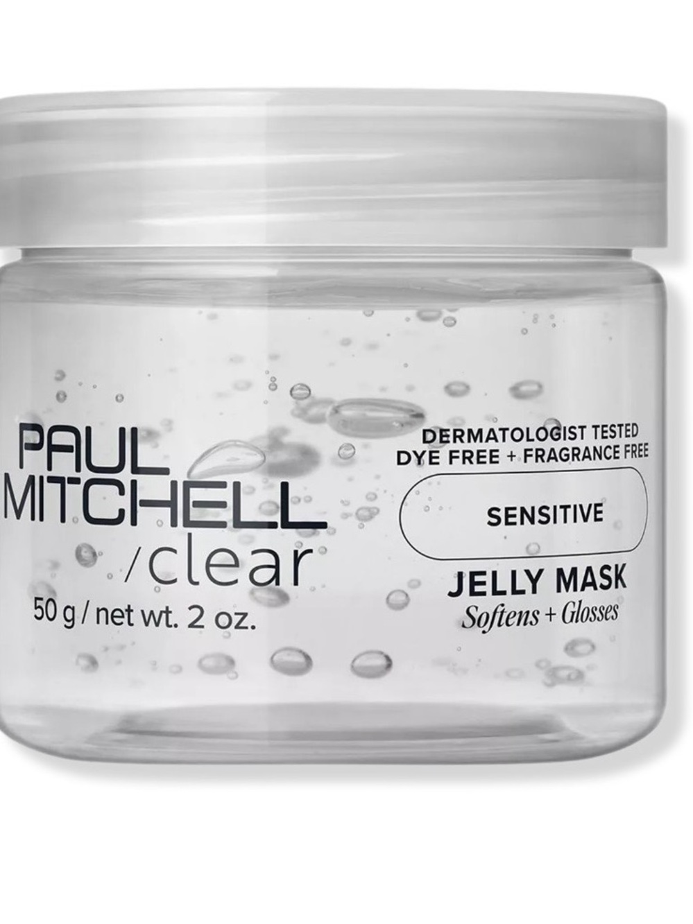 NWT Paul Mitchell Clear Sensitive Jelly Mask - Hair Mask 2oz